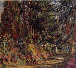 Claude Monet The Path at Giverny painting